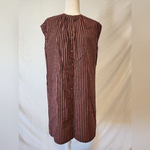 NWT SOEUR Striped Cotton Dress FR 38 US 4-6